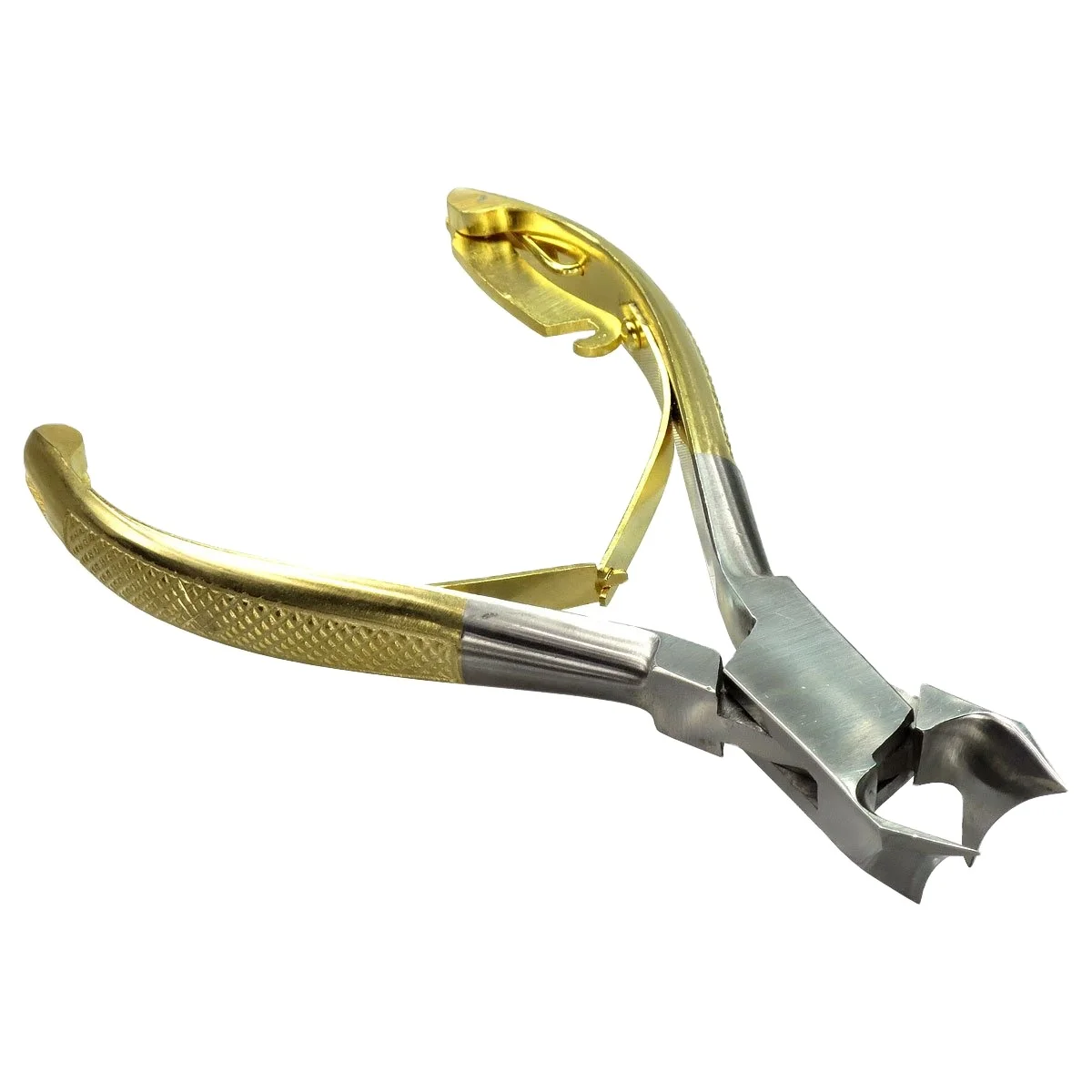 
toe nail clippers for thick or ingrown toenails gold 5.5