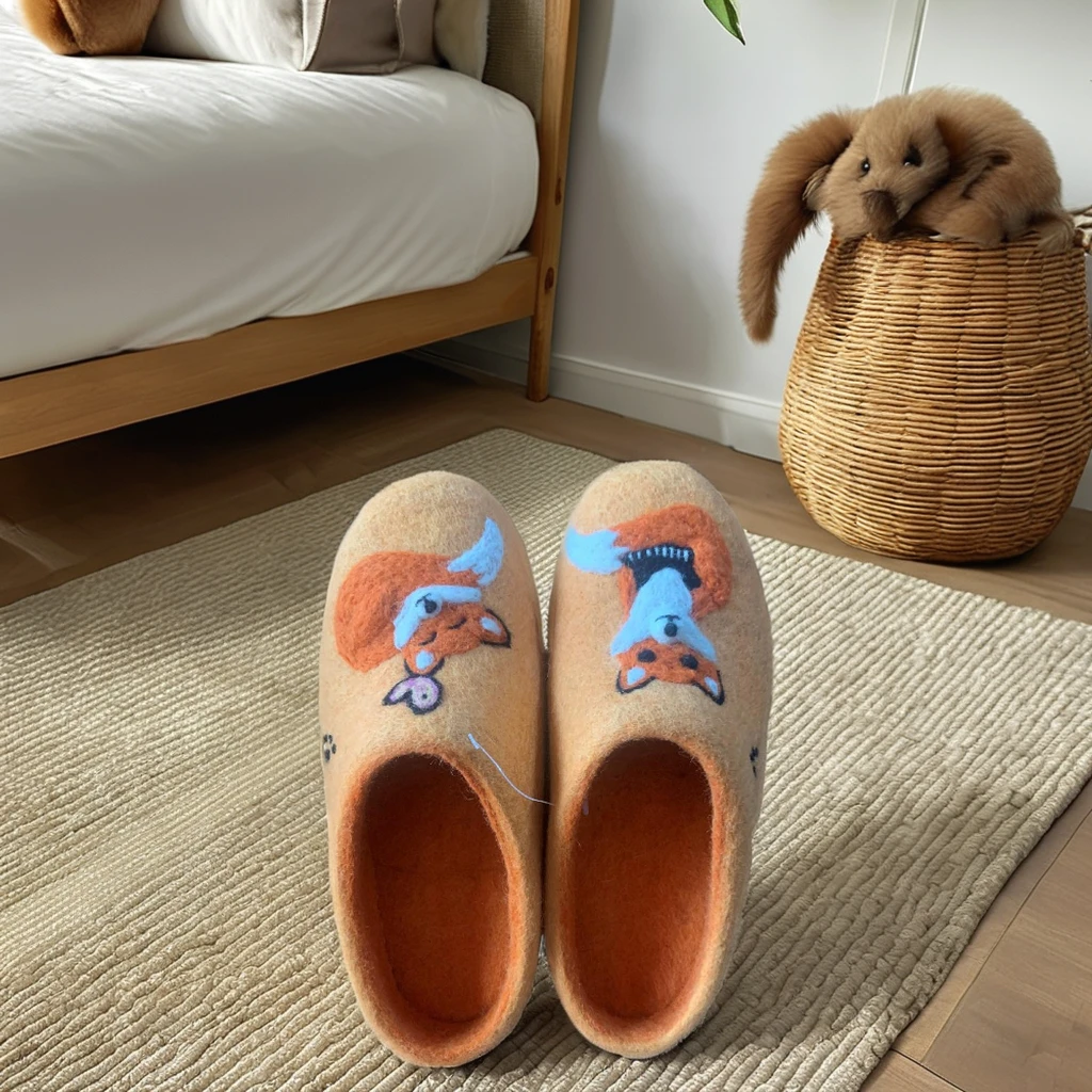 Модная обувь унисекс из фетровой шерсти/модная обувь унисекс из шерстяной фетровой кожи