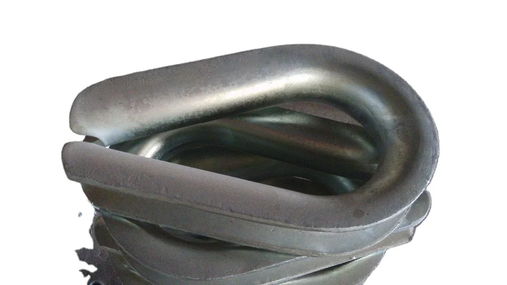 Extra Heavy Duty  Galvan Thimbles with Hot Dip and Electro  Galvanized Wire Rope Thimble