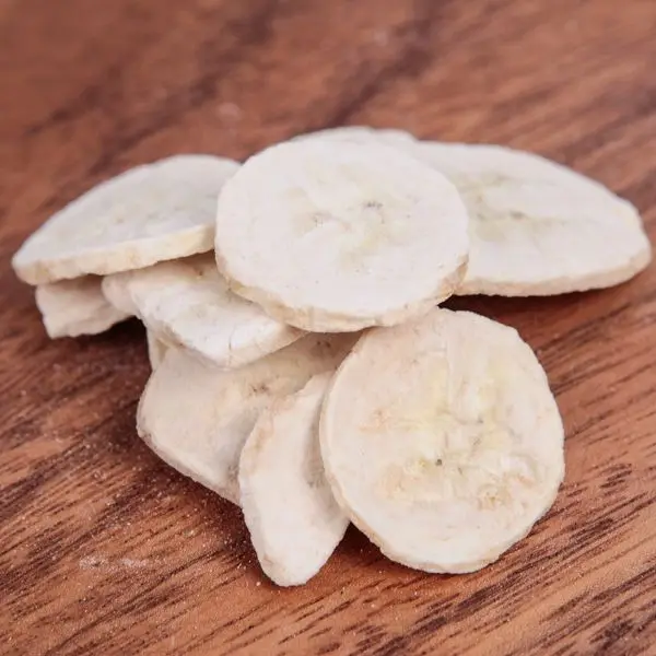Wholesale Dried Banana Chips 100% Organic Freeze Dried Banana Slices Organic High Quality