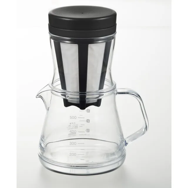 Durable, Lightweight Tritan Coffee Server Available In Three Sizes 400, 500, 750 ml Coffee Server STRON 400 2WAY Dripper Set