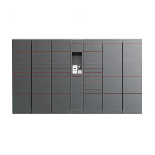 Home delivery  amazon hub  cost-friendly keypad DHL service  quadient parcel lockers made ready to ship with interaction system