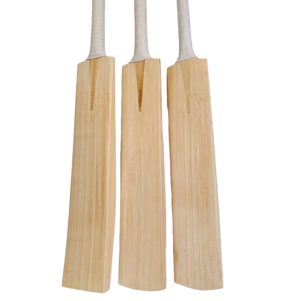 wholesale wooden cricket bad Custom-made Long Handle Wooden Cricket Bats for Tall and Agile Batsmen 2023 Indian Best Wooden bat