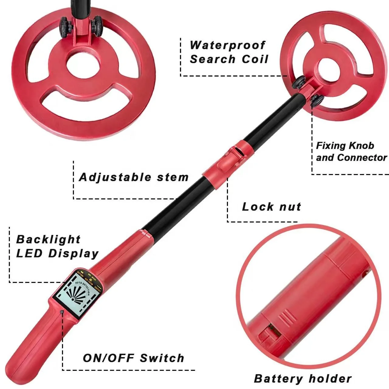 2022 Factory Wholesale Packaging Small New Handheld Metal Detectors For Children