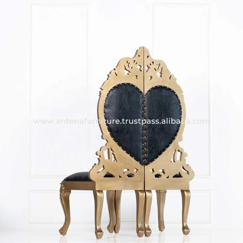 Королевские стулья для невесты и жениха свадебного торжества король королева высокий диван престолы роскошные свадебные королевские