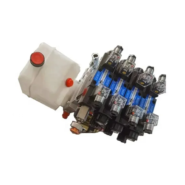 Compact Small Mini Electric 1 2 3 HP 12V 24V DC HPU Hydraulic Power Pack Unit