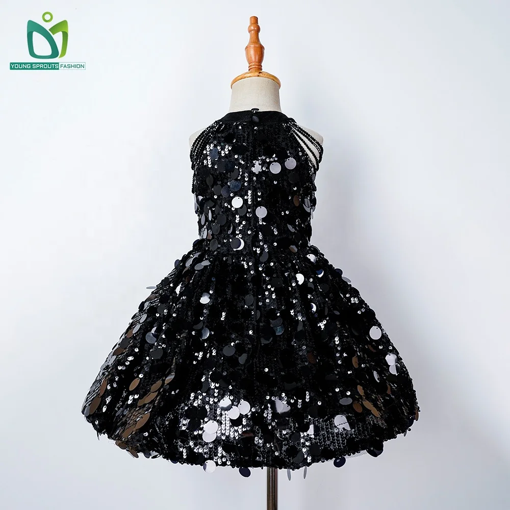 Kids Black 15 Years Princess Children Dress For Girls Dresses