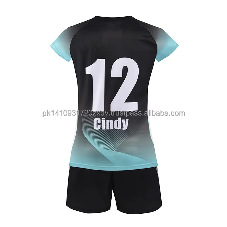 Custom Volleyball Uniform Design Your Own Volleyball Jersey Professional manufactured Custom Sublimated Volleyball uniform