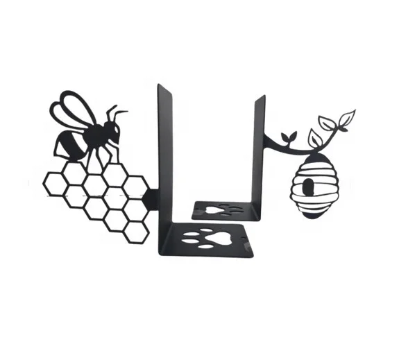 Настраиваемые металлические подставки для книг в форме сердца железные и алюминиевые офисного использования или подарок