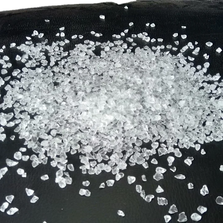 Crystal clear quartz glass for decoration and terrazzo flooring and precius application industrial used