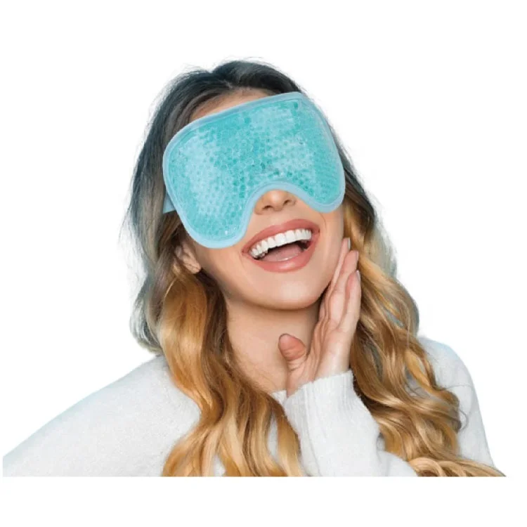 21*11cm Hot Cold Compress Gel Beads Cover Forehead Eye Mask