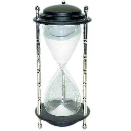 Hot Sale Cheap Decoration Item Decoration Ornaments Holiday Gift Timer Souvenir Metal Glass Sand Waterproof Hourglass Hot Sale