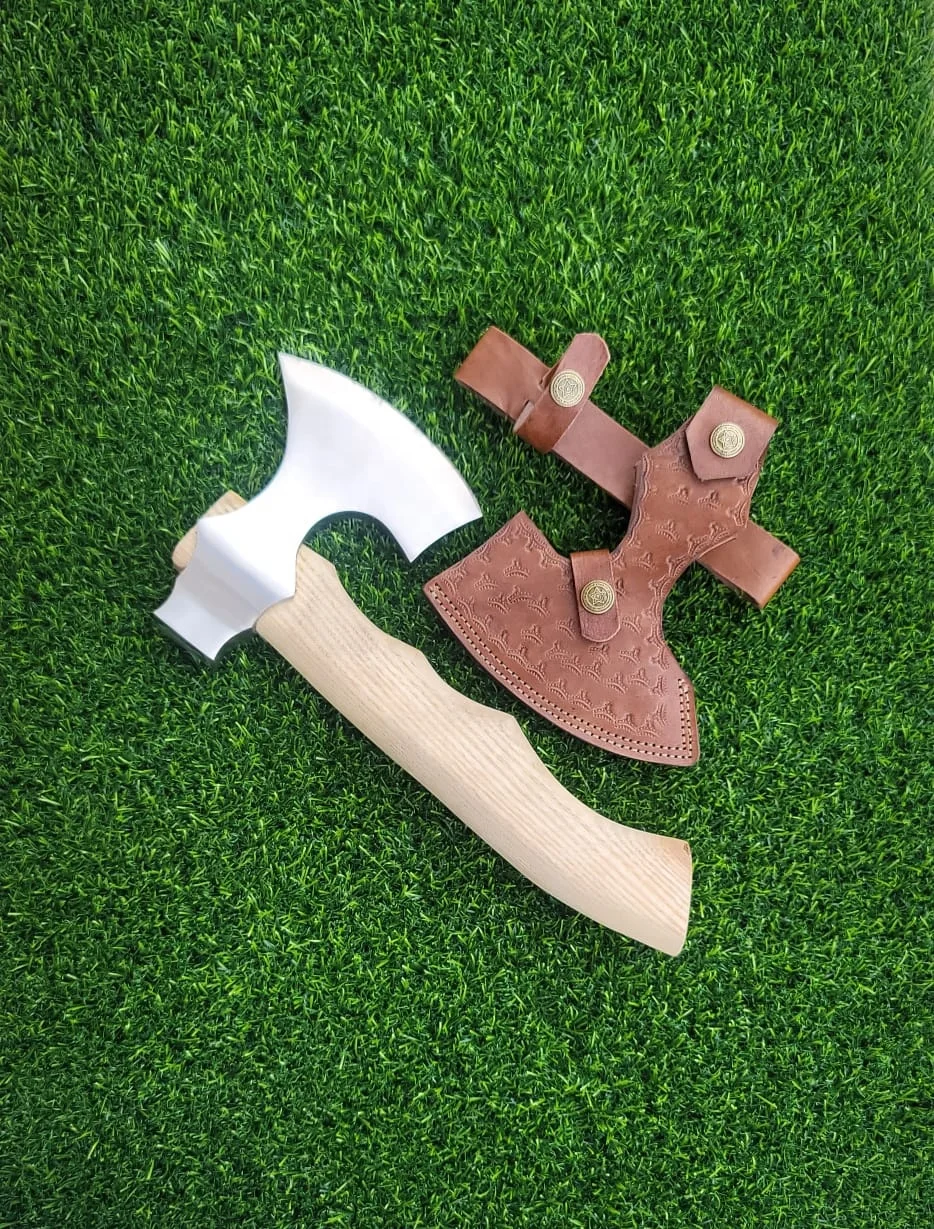 Wholesale Quality Handmade High Carbon Steel Axe Head Viking Axe Hatchet Axes Hatchets Carbon Steel tomahawk NKE 982602