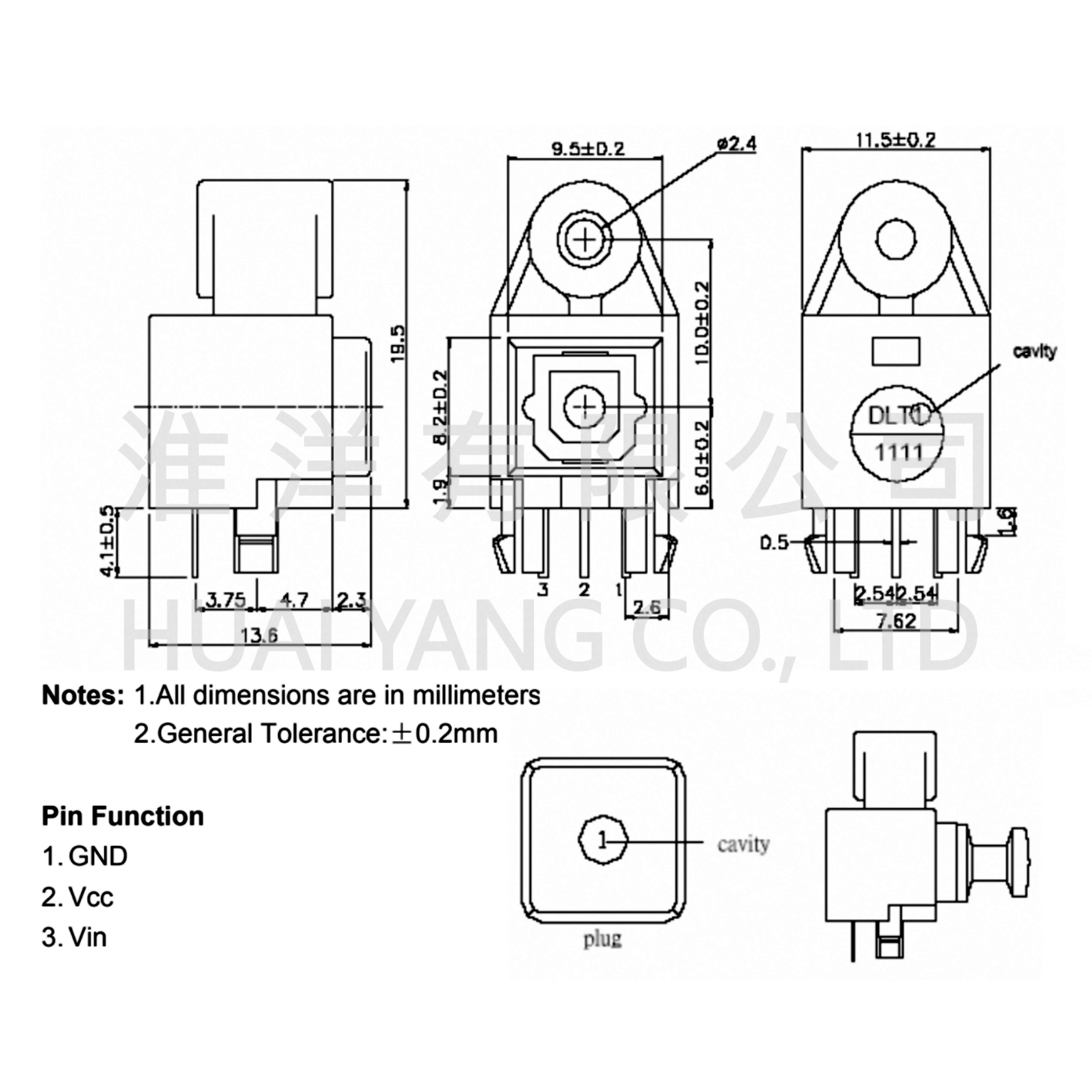 DLT1111A Professional manufacturer of PA9T black optical connector