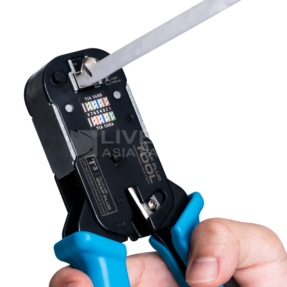 Heavy Duty Pass Through RJ45 Cable Hand Tools