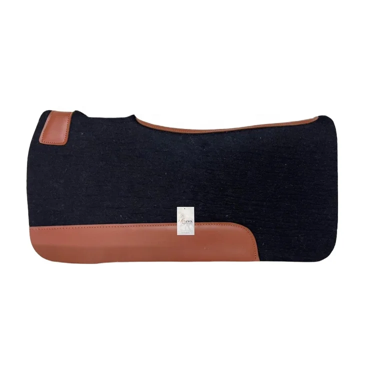 well felt pad High Quality Western Wool Felt Saddle Pad For Horse Riding Custom Contoured pad At Affordable Price