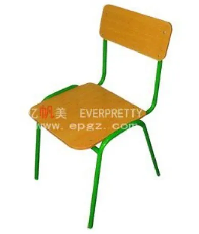 Fashion High Quality School furniture Wood and Metal leg Student Chair