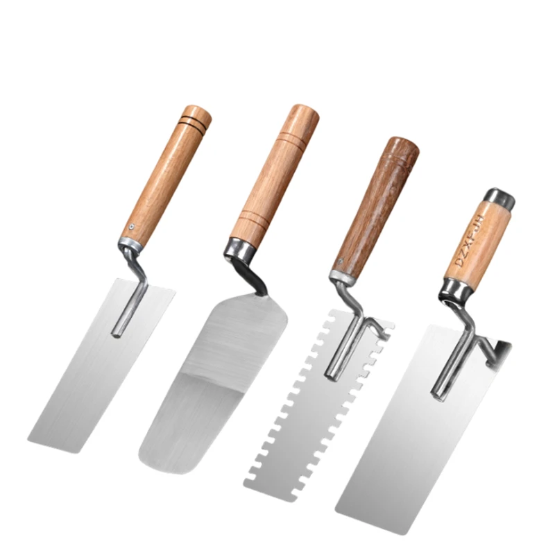 Factory Outlet High Carbon Steel Marshalltown Trowel Wooden Handle Concrete Trowel High Quality Plaster Trowel