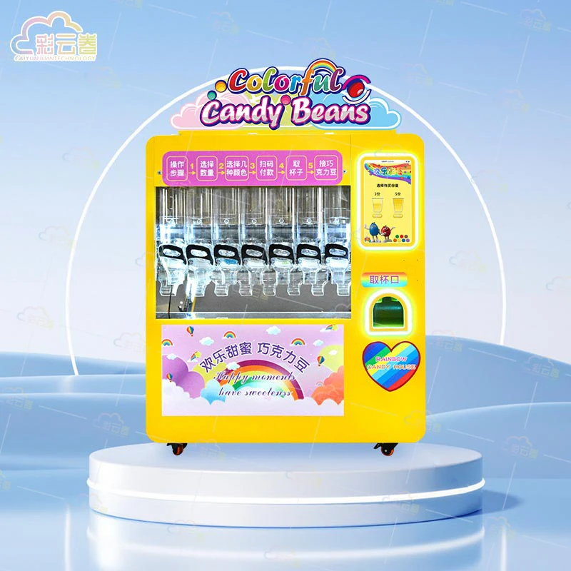 Caiyunjuan Factory Chocolate Sugar Beans Dispenser Machine Fully Automatic Candy Dispenser Wholesaler