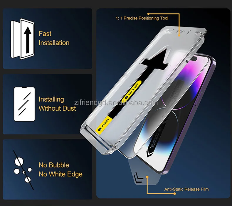 mobile phones Anti-SPY Magic Box Privacy 6 7 8 plus X XR Tempered Glass Screen Protector for iphone 11 12 13 14  pro max