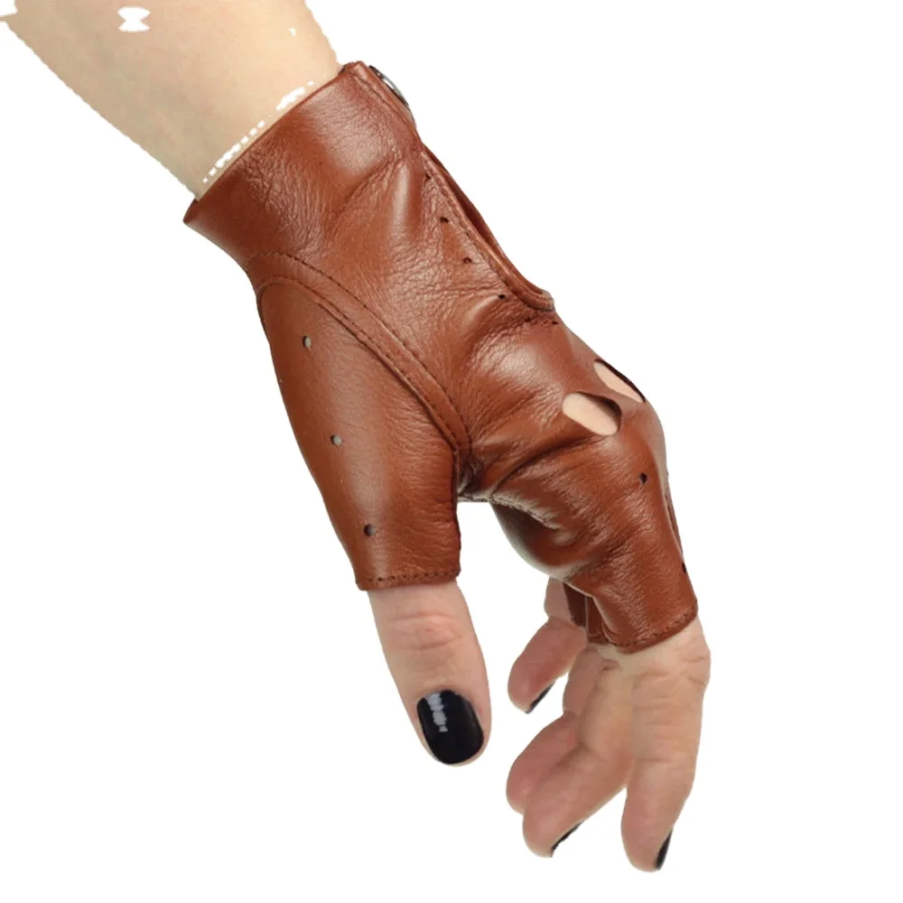 A Grade Soft Goatskin Grain Leather Driving Construction Industrial Goat Skin Working Gloves For Men genuine Drivinge Gloves