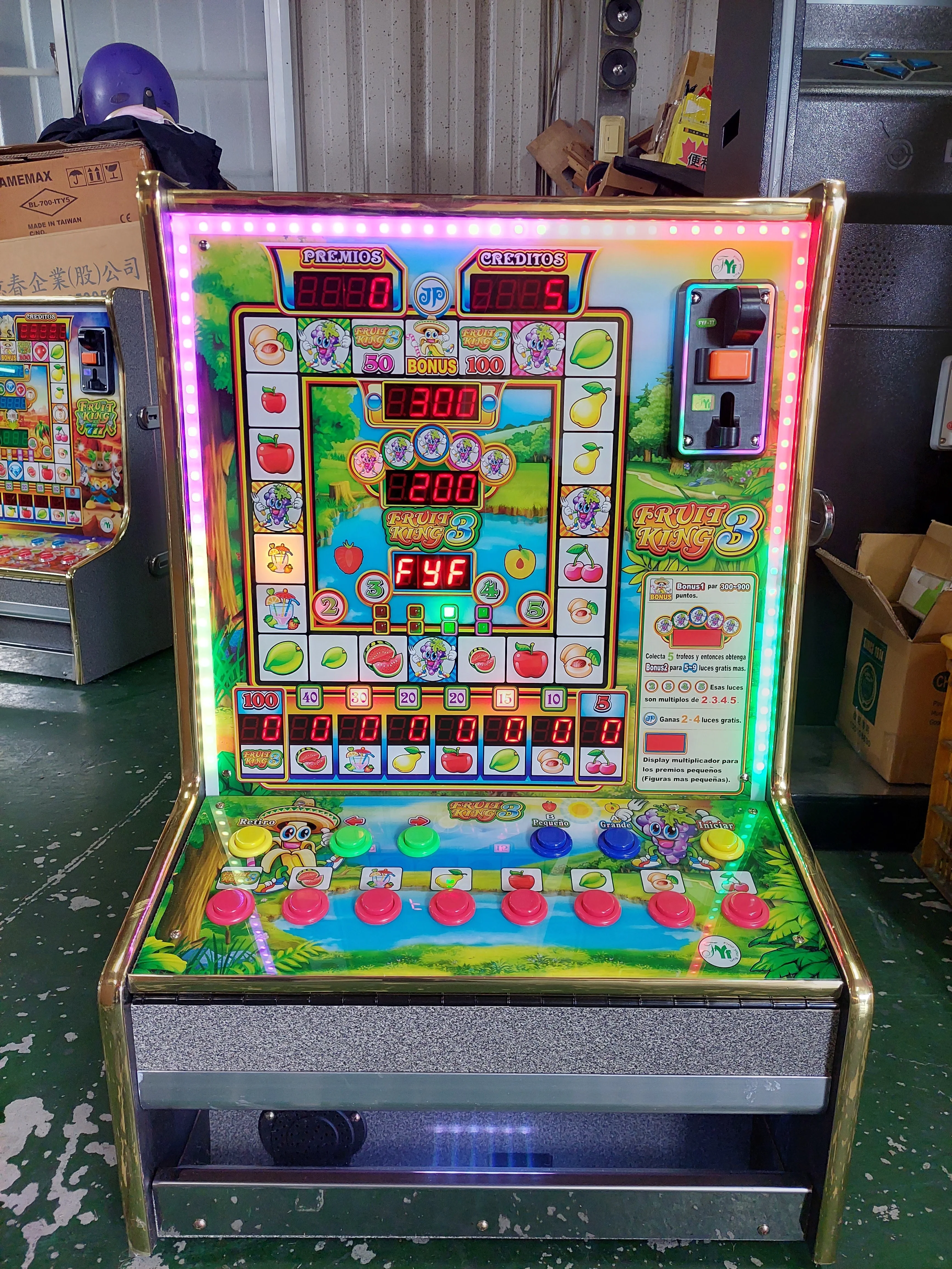 Fruit King 2 Coin-Operated Bingo Arcade Game Made in Taiwan by FengYiFu