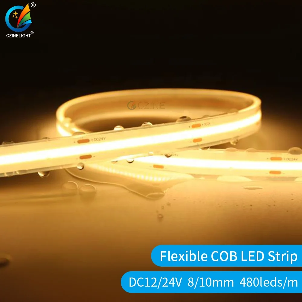 Custom LED Flexible Light Strip Flex 12V SMD LED Strip Light 5050 2835 3528 2216 2110 3838 COB 2700K 3000K 4000K 6000K RGB RGBW