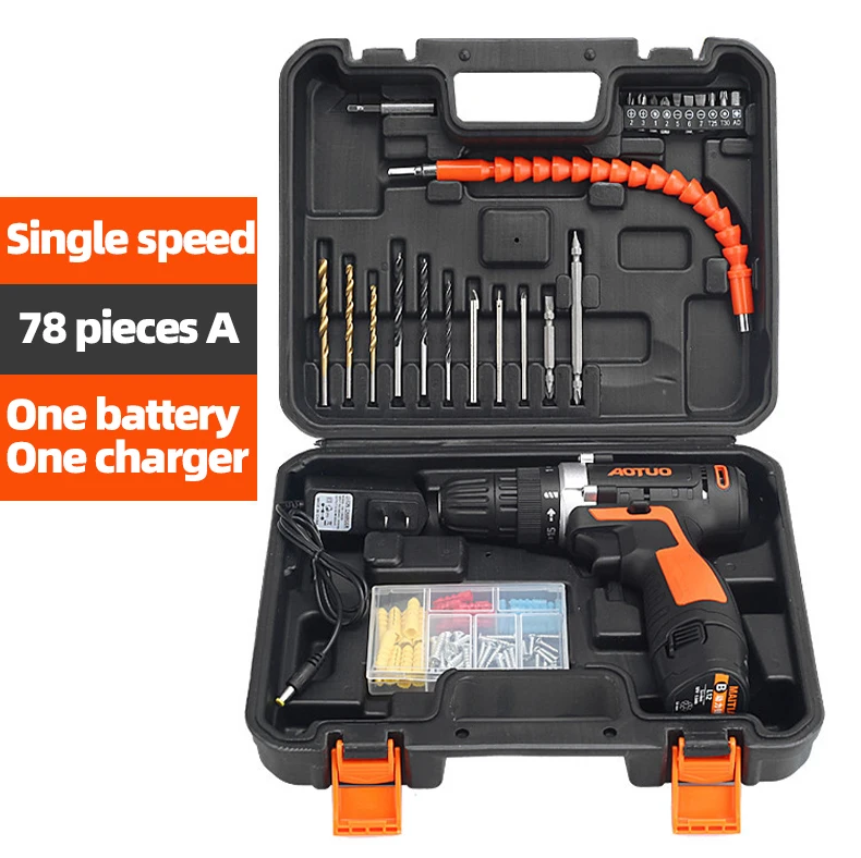 DIY Cordless Drill Power Screwdriver Multi Function Charging Electric Hand Drill Home Industrial Electric Screwdriver