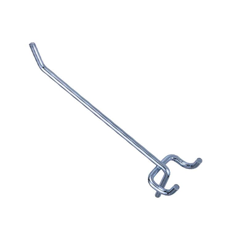 Стальной крюк для витрины супермаркета, металлический крюк для витрины
