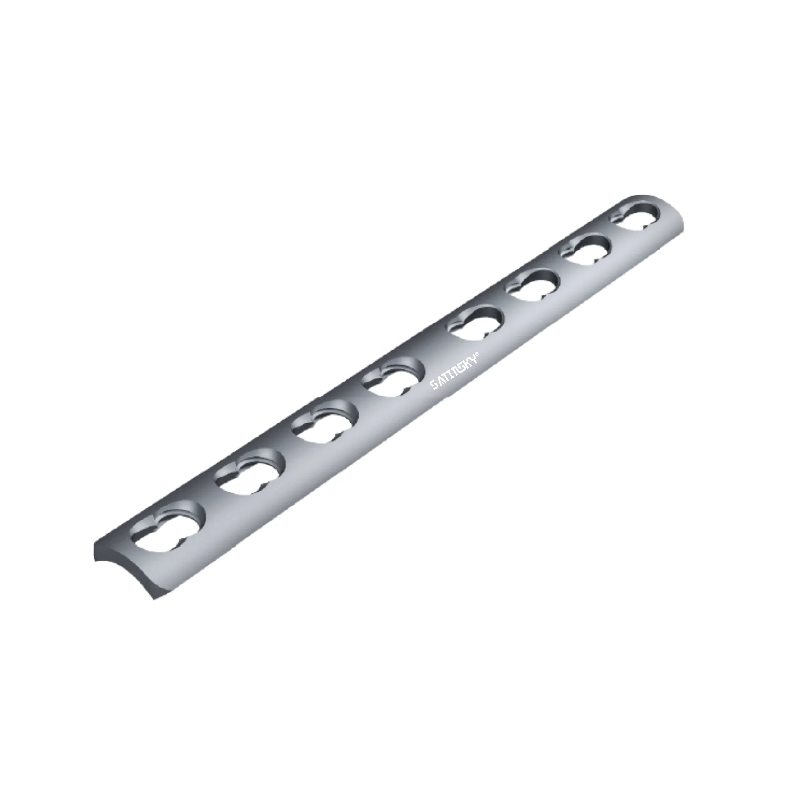 Factory Wholesale 100% Rust Free One Third Tubular Plate is used as a buttress plate for fibula, metatarsals