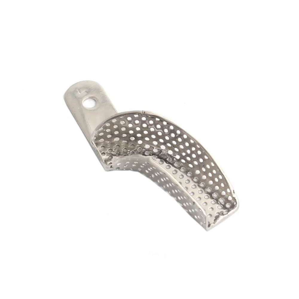 3 Set of 6 Dental Impression Trays Perfo Denture High Quality Dental Impression Trays Perforated Partial and Solid Partial Japan