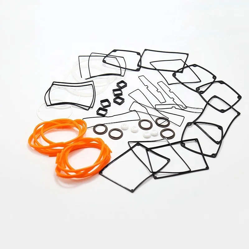 SWKS Manufacture Free Sample Custom NBR EPDM FKM VMQ Silicone Rubber Flat Gasket Sealing Ring