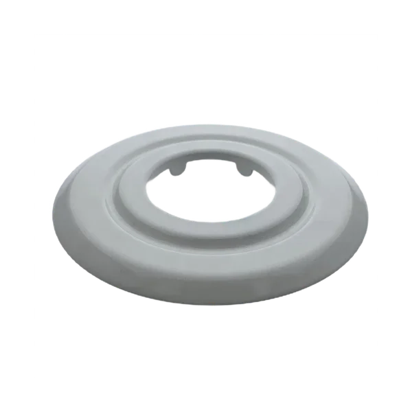 One piece fire sprinkler escutcheon with thread