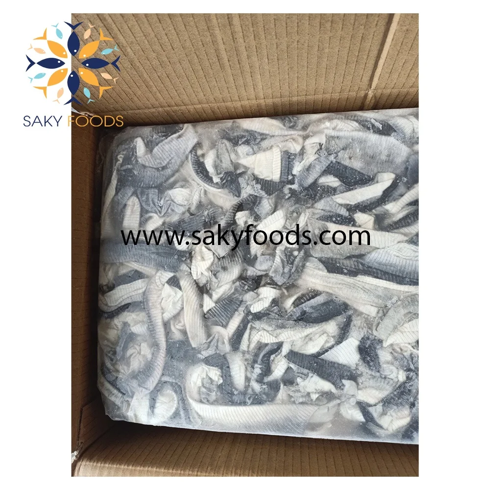 Frozen Pangasius skin, basa skin in blocks packing for SALE