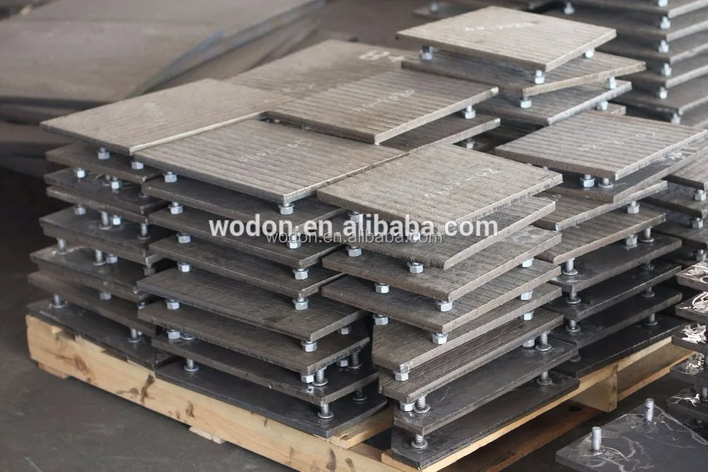High chromium heat resistant bimetallic welding anti wear steel plate for chute 