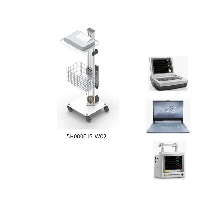 Mobile portable ultrasound scanner trolley ultrasound machine medical cart with wheels