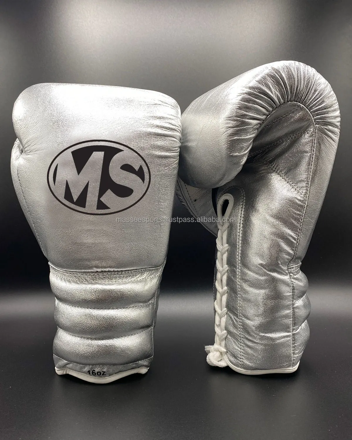 Germany flag printed leather boxing glovez