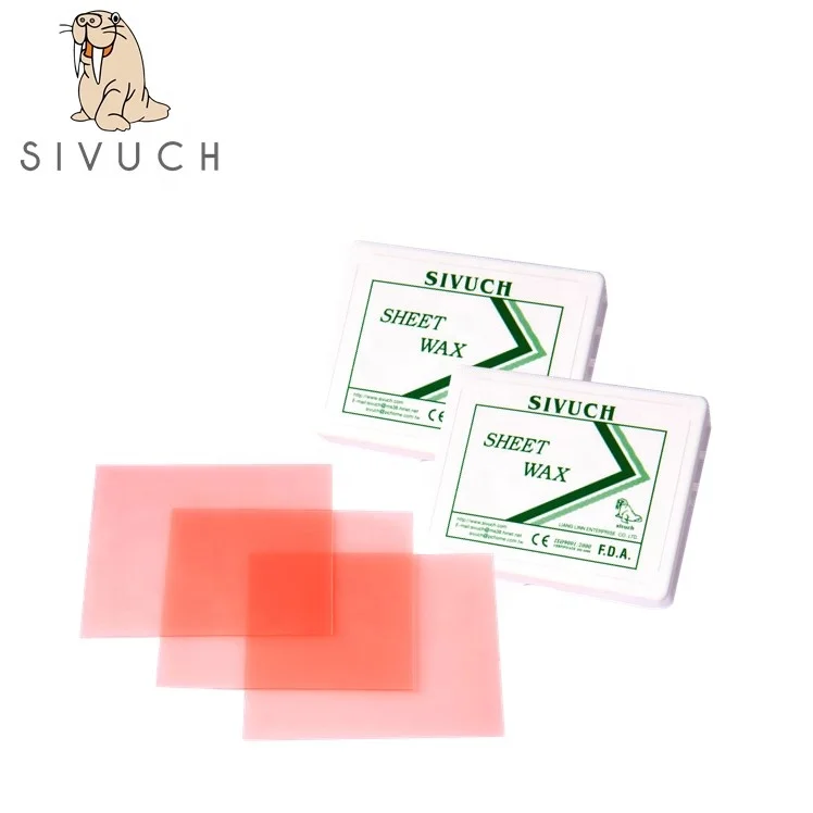 Pink 0.30mm  Sheet wax for model preparation