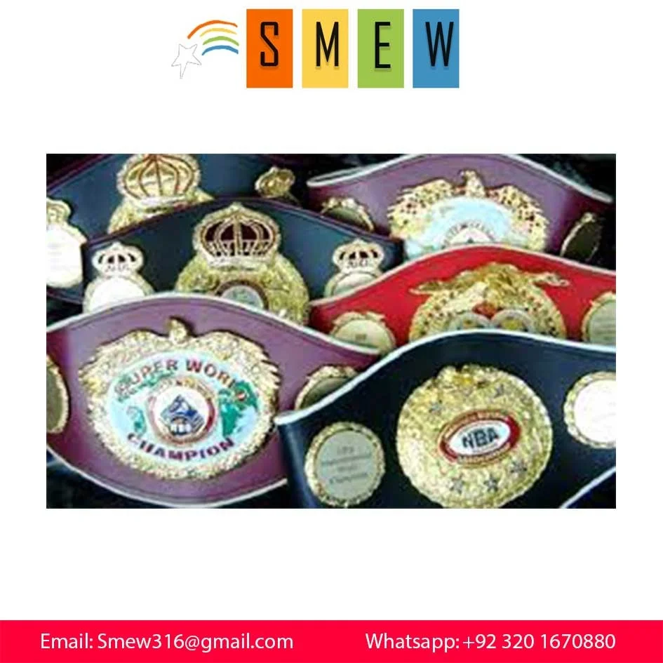 WBC MMA Boxing Championship Belts Set