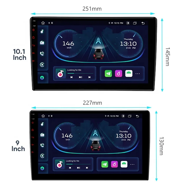 9 inch Octa Core Dash Board Touch Screen Radio Player with Instant Camera Access Accurate GPS Navigation Dual UI for Kia Ceed