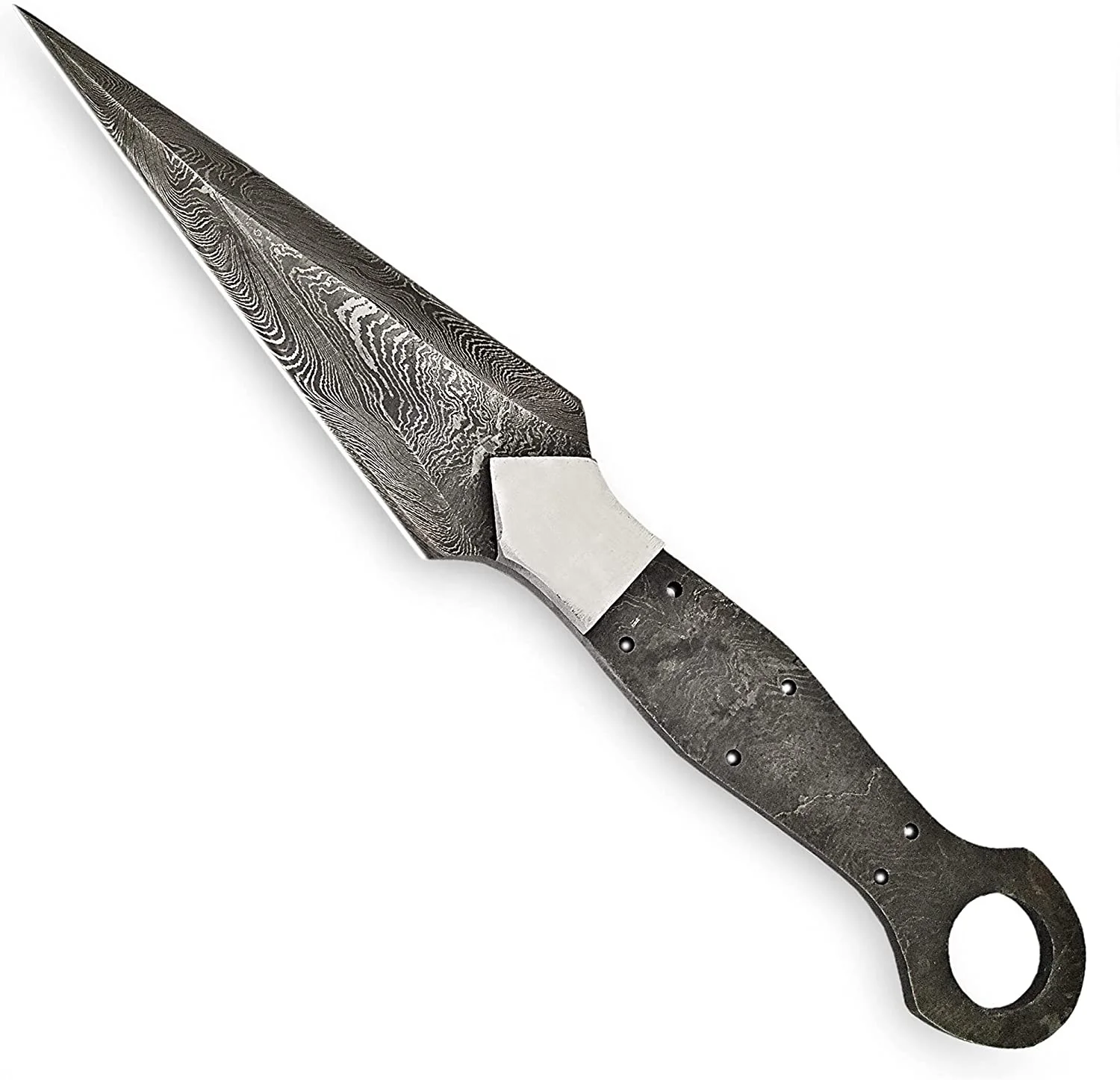  Дамасское лезвие без рисунка кованое вручную 9 00 дюйма для изготовления охотничьих ножей