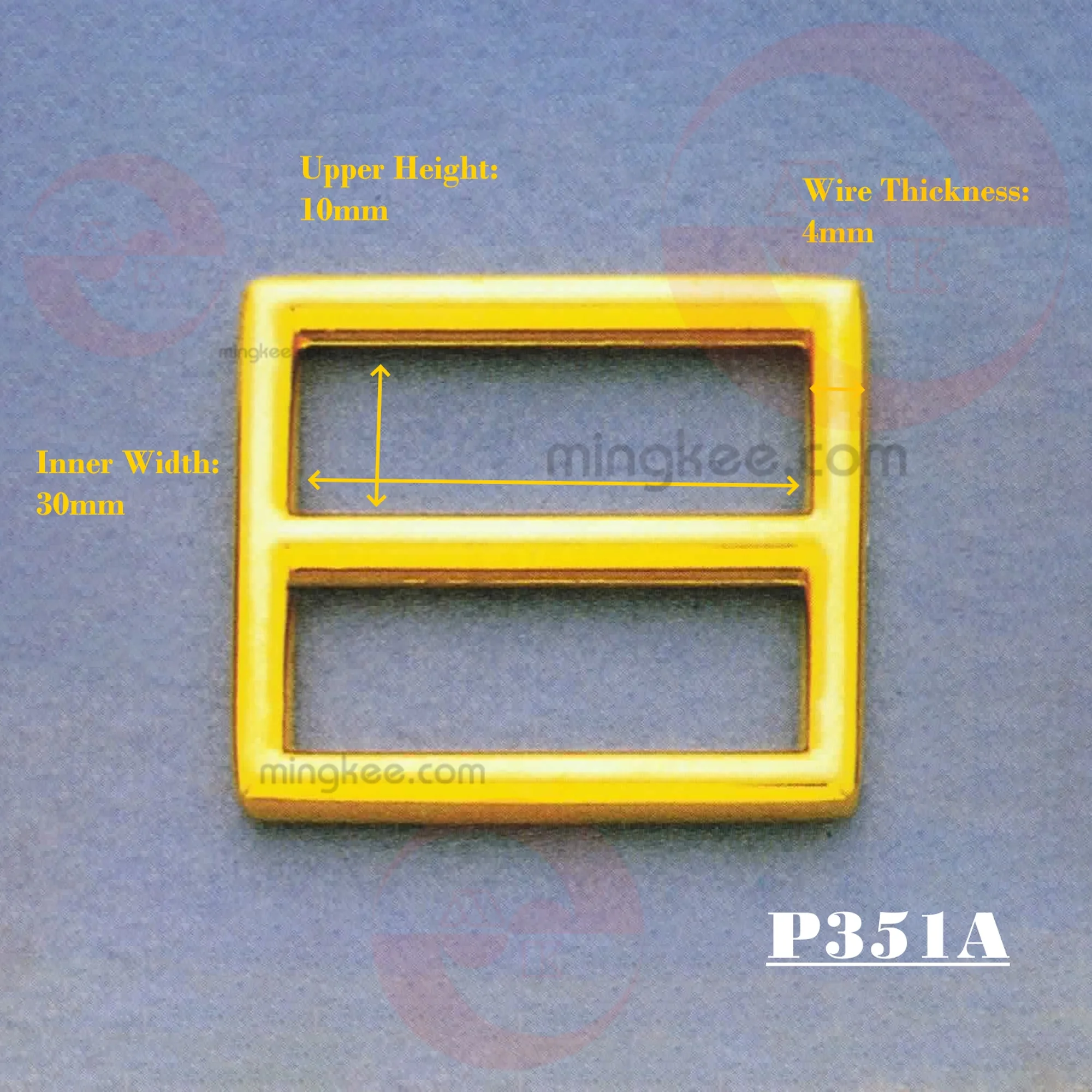 MING KEE METAL Slide Buckle OEM Metal Zinc Alloy Bag part Accessories Leather Bag Use Small Slide Buckle