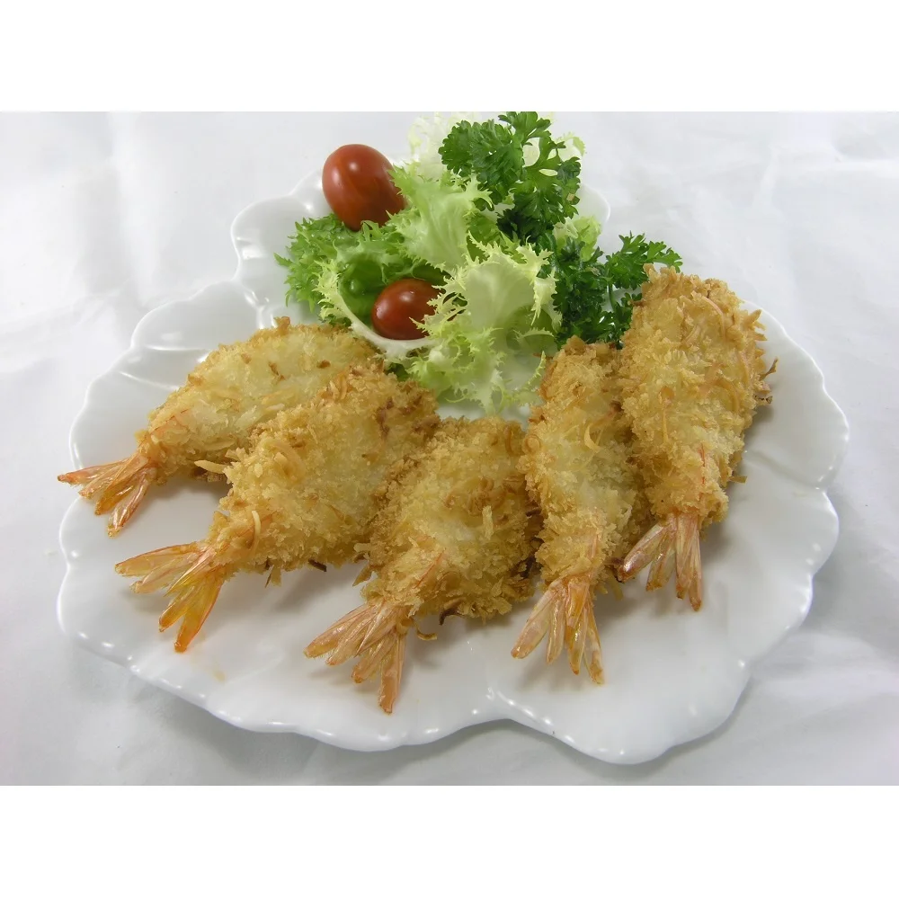 Top Quality Frozen Pre-Fried Breaded Butterfly Shrimp From Vietnam Factory Manufacture