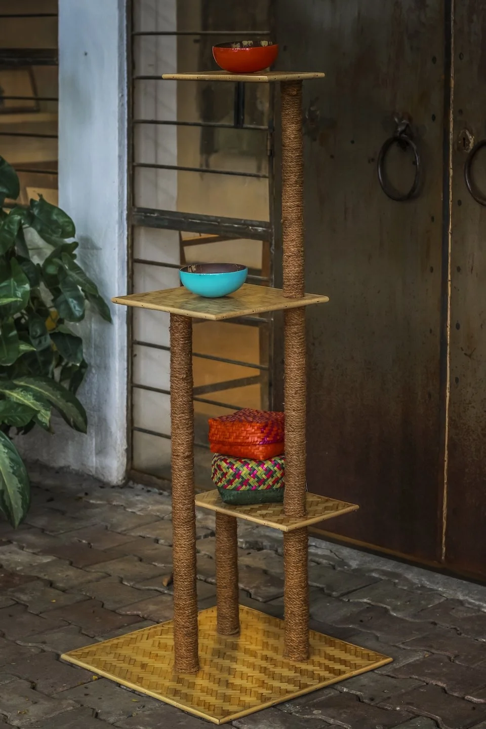 High quality nice handmade cat tree tower cat scratching tree from Viet Nam