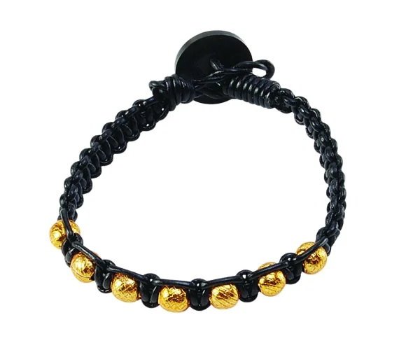 Wholesale Handmade Multilayer Braided Bracelet Men Leather Rope Magnetic Bracelet For Men