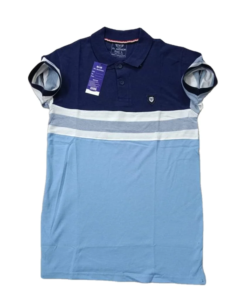 Polo Shirt T-shirt yarn dyed Cotton High Quality 100% Cotton Custom Printing Embroidery own Logo Wholesale from Bangladesh