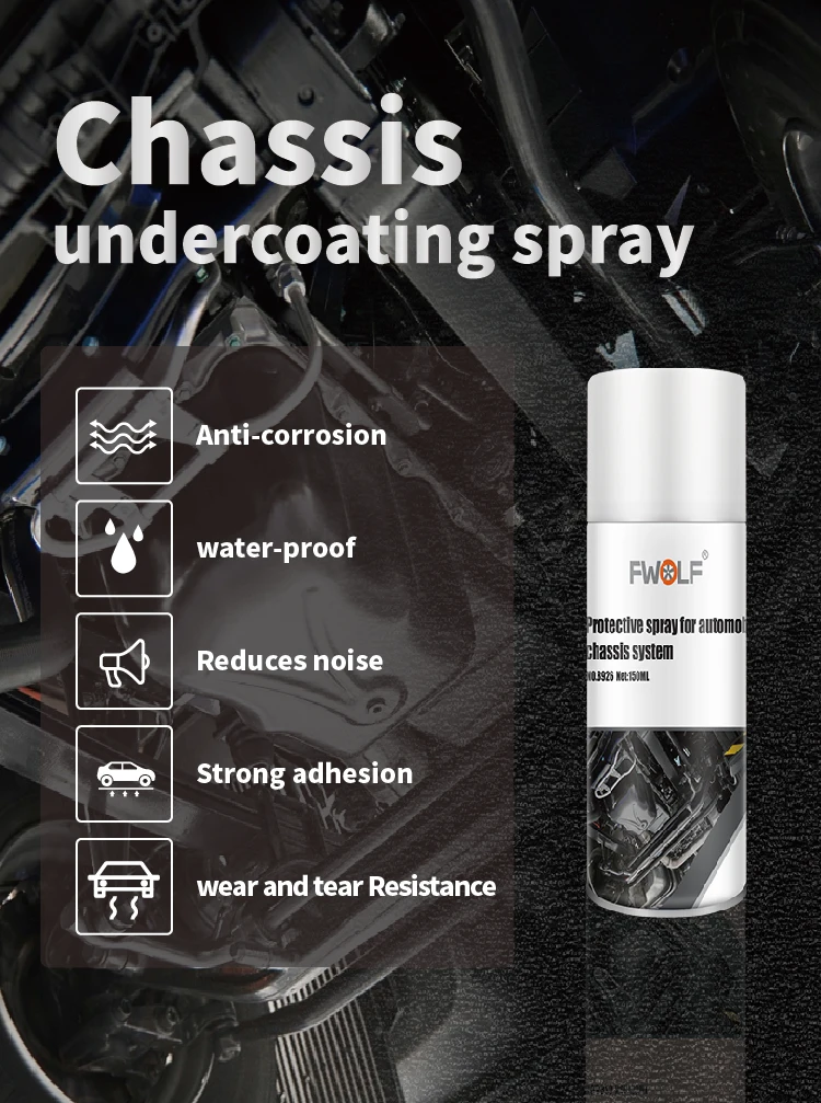 Wholesale Automotive Car Chassis Suspension System Protective Spray Chassis Undercoating Spray