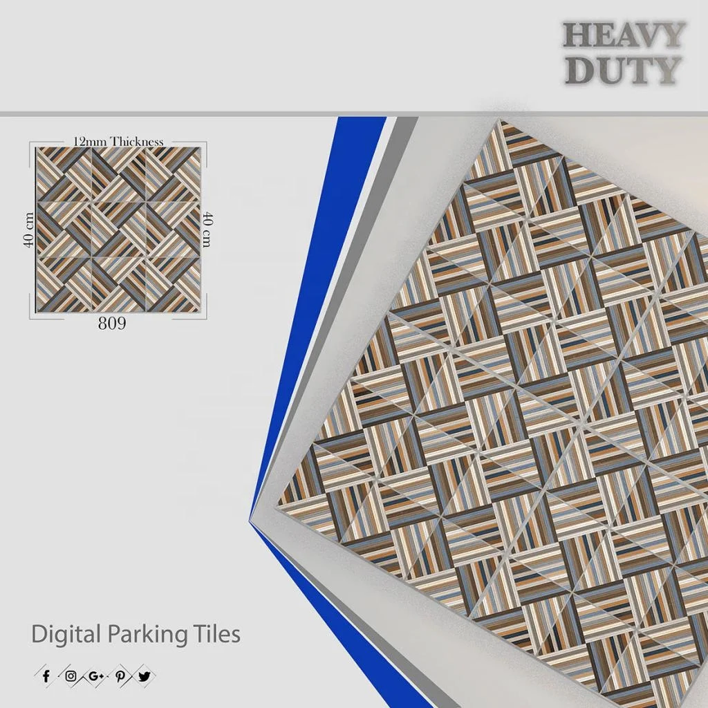 Vistaar Brand: Wholesale Price India for Newest Beige Digital Printing Parking Tiles, 40x40cm, Interior Decoration Porcelain