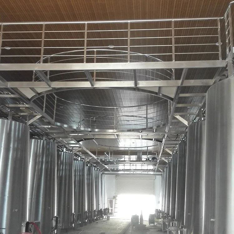 Stainless Steel Grape Red Wine Fermenter Tank For Red Winery