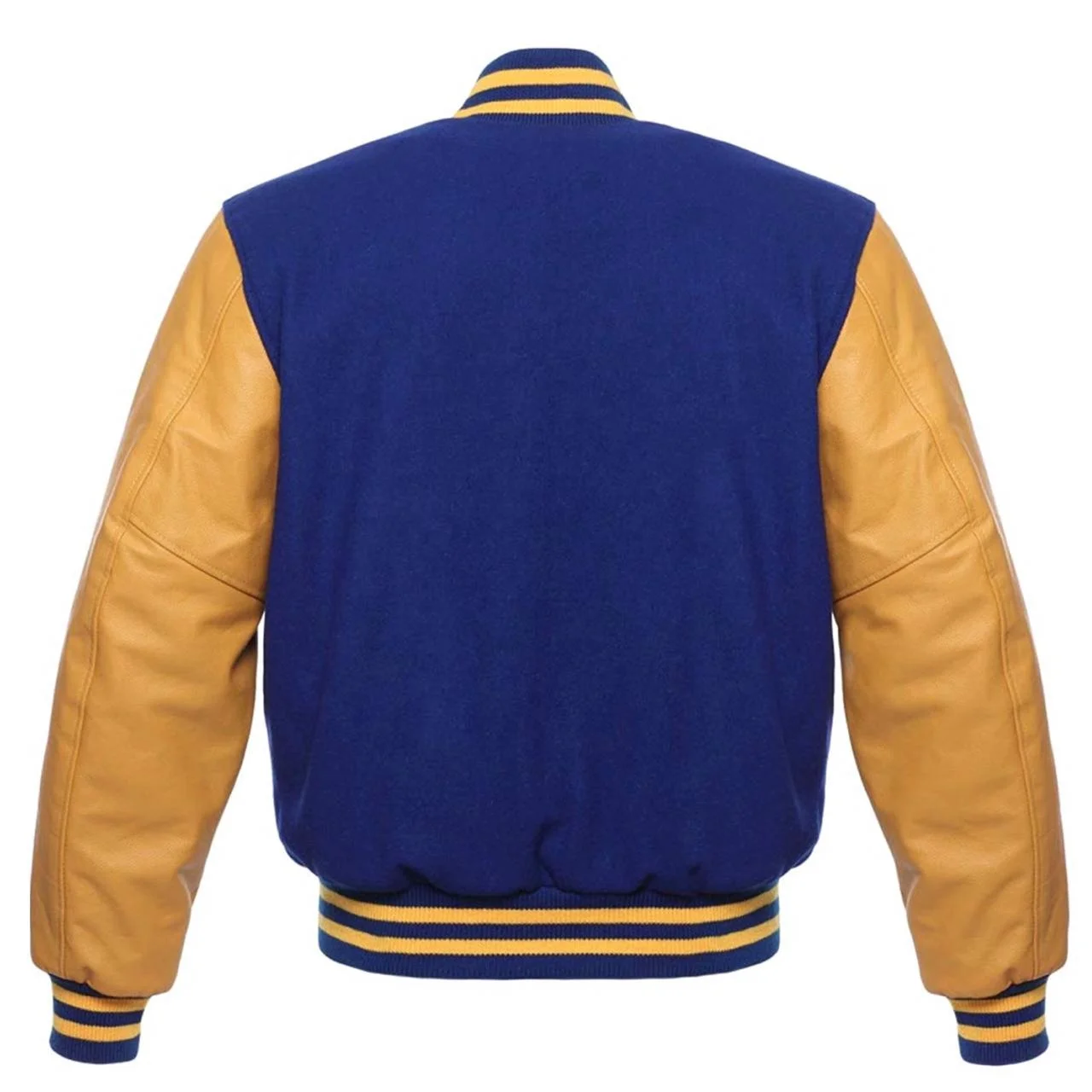 Letterman школьная куртка для бейсбола из натуральной кожи с рукавами и шерстью 35 цвета на выбор синяя шерстяная белая кожаная